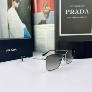 Kinh Prada Rectangular Frame 'Grey' PR52YSM4Y0A7