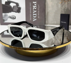 Kinh Prada Rectangle Sunglasses 'Black White' PR-09ZS-1425S0