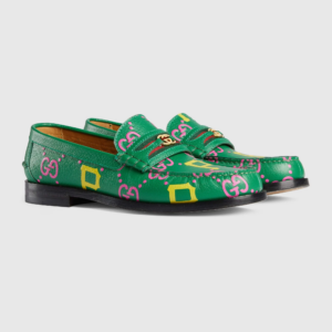 Giay Gucci GG And Pirates™ Loafer 'Green' 722160-AABII-8652