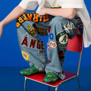 Giay Gucci GG And Pirates™ Loafer 'Green' 722160-AABII-8652