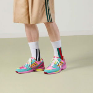 Giay Gucci x Adidas Zx8000 Sneaker 'Pink' 721936-AAA9E-3942