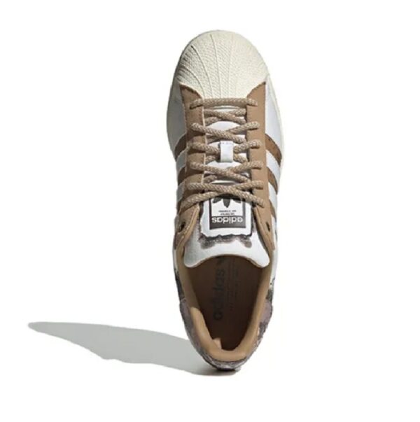 Giay Adidas Superstar 'White Brown' IG5976