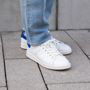 Giay Adidas Stan Smith Lux 'Cream White Royal Blue' ID1995