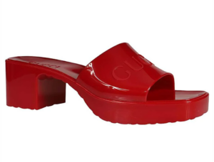 Dep Gucci Rubber Platform Slide Sandal 'Red' 624730-J8700-6433