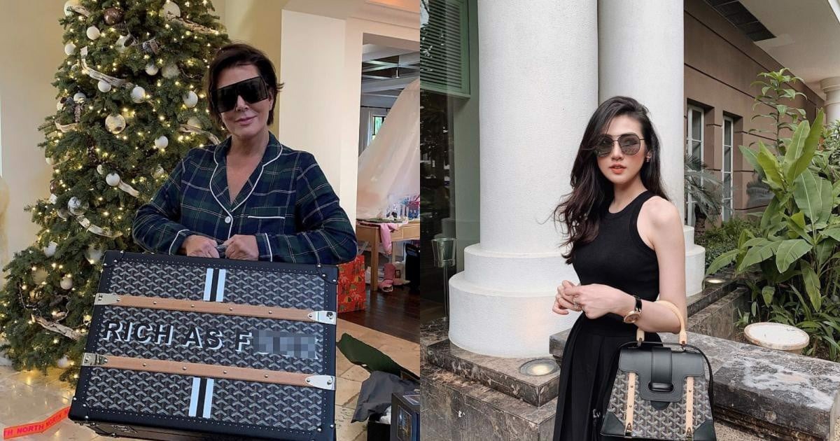 Hinh anh 1: Soi tu do tui Goyard cuc xin cua hoa hau Huong Giang