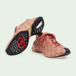 Giay Gucci Run Sneaker 'Beige Red' 722630-AABEB-9713