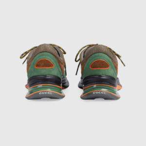Giay Gucci Run Trainer 'Green Suede' 749785-AAB62-3142