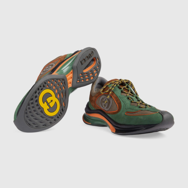 Giay Gucci Run Trainer 'Green Suede' 749785-AAB62-3142
