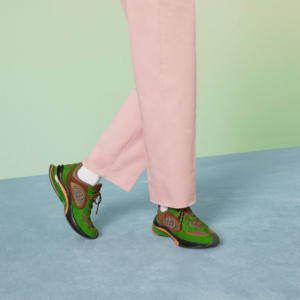 Giay Gucci Run Trainer 'Green Suede' 749785-AAB62-3142