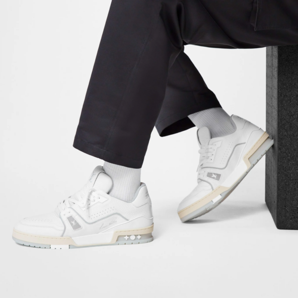 Giay Louis Vuitton LV Trainer 'White' 1A8WB3