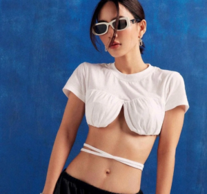 Kinh Prada Eyewear Logo 'White' PR14YS1425S0