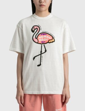 Ao Human Made Flamingo T-Shirt 'White'