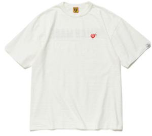 Ao Human Made Heart Badge Pocket T-Shirt 'White'