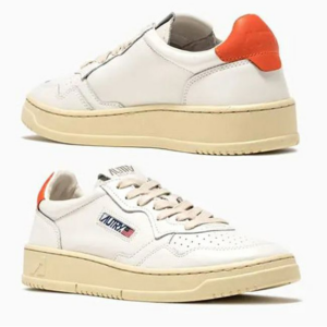 Giay Autry Medalist Low 'White Orange' AULM-LL24