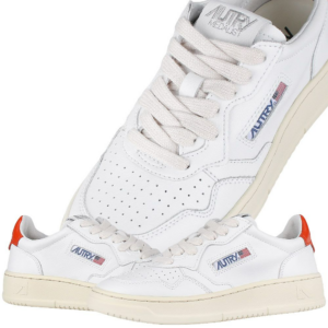 Giay Autry Medalist Low 'White Orange' AULW-LL24