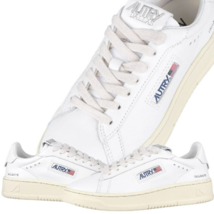 Giay Autry Dallas Low Leather 'White' ADLW-NW01
