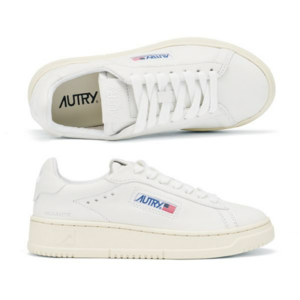 Giay Autry Dallas Low Goatskin 'White' ADLW-GG01