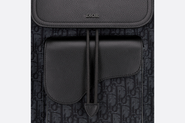 Balo Dior Saddle Backpack 'Black' 1ADBA161YKS-H03E