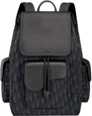 Balo Dior Saddle Backpack 'Black' 1ADBA161YKS-H03E
