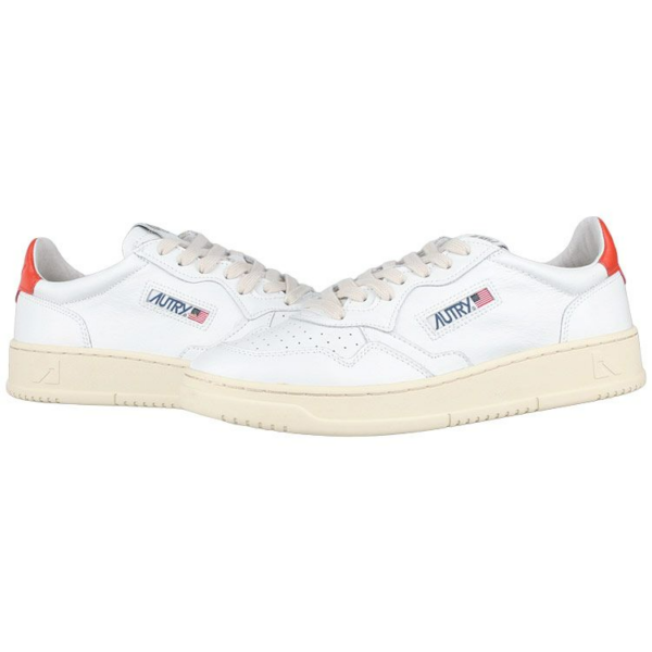 Giay Autry Medalist Low 'White Orange' AULM-LL24