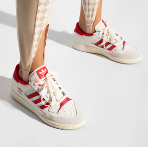 Giay Adidas Centennial 85 Low 'White Scarlet' HQ6278