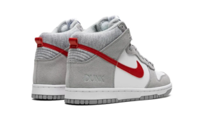 Giay Nike Dunk High 'Athletic Club Grey Red' DH9750-001