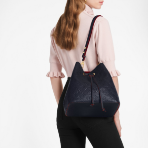 Tui Louis Vuitton Neonoe MM Monogram Empreinte 'Navy Blue Red' M45306