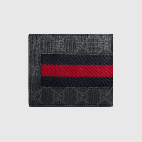 Vi Gucci GG Supreme Web 'Black Gray' 408827-KHN4N-1095