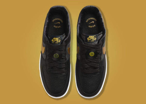Giay Nike Air Force 1 Low LV8 'Black Metallic Gold' FN6977-010