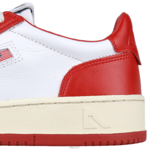 Giay Autry Medalist Low 'Red White' AULW-WB02