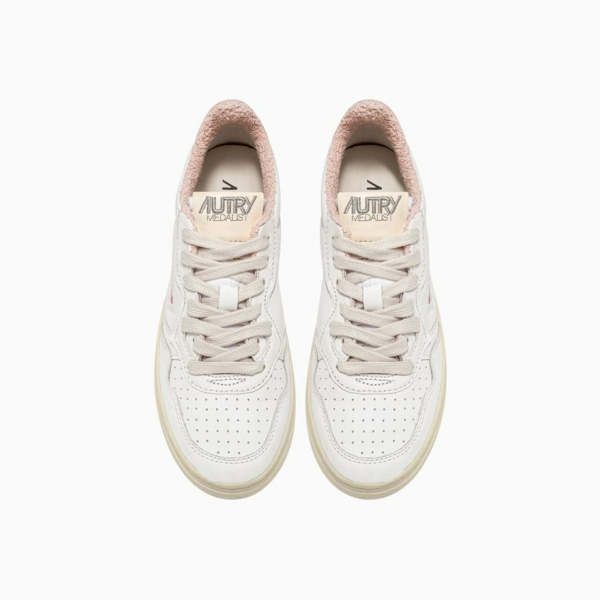 Giay Autry Medalist Low Leather 'White Powder' AULW-SP05