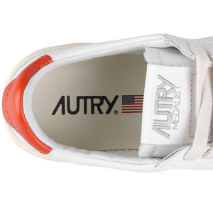 Giay Autry Medalist Low 'White Orange' AULW-LL24