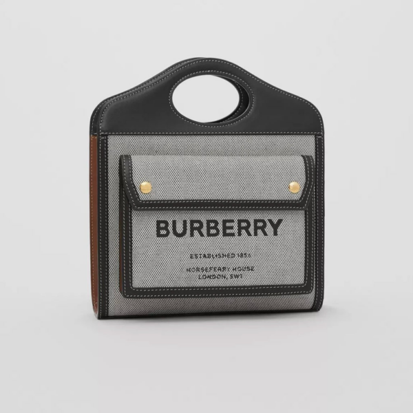 Tui Burberry Mini Tri-tone Cotton 'Black' 8039363