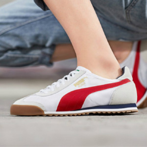 Giay Puma Roma Nylon 'White Red' 362408-14