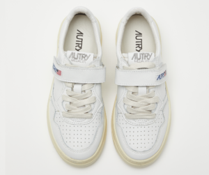 Giay Autry Strip Medalist Low Leather 'White' ASLW-LV01