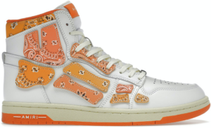 Giay Amiri Skel Top Hi 'Bandana White Orange' PS22MFS016-665