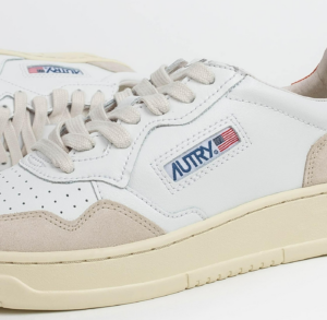 Giay Autry Medalist Low 'White Orange' AULW-LS45