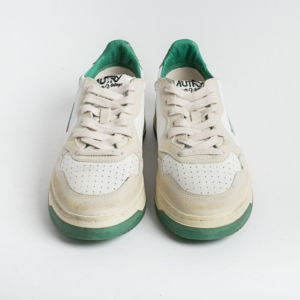 Giay Autry Medalist Low Pony Skin Leather 'White' AULW-PP01