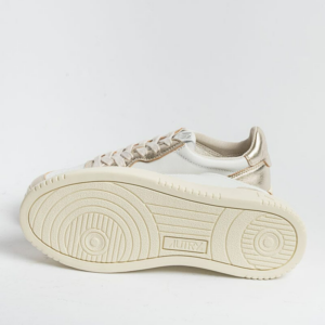 Giay Autry Medalist Low Leather 'White Platinum' AULW-WB16