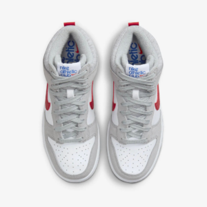 Giay Nike Dunk High 'Athletic Club Grey Red' DH9750-001