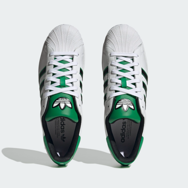 Giay Adidas Originals Superstar 'Green White' ID4670