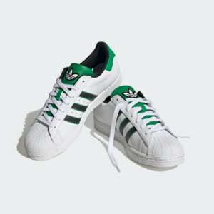 Giay Adidas Originals Superstar 'Green White' ID4670