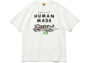 Ao Human Made SS22 Animal T-shirt Tiger 'White'