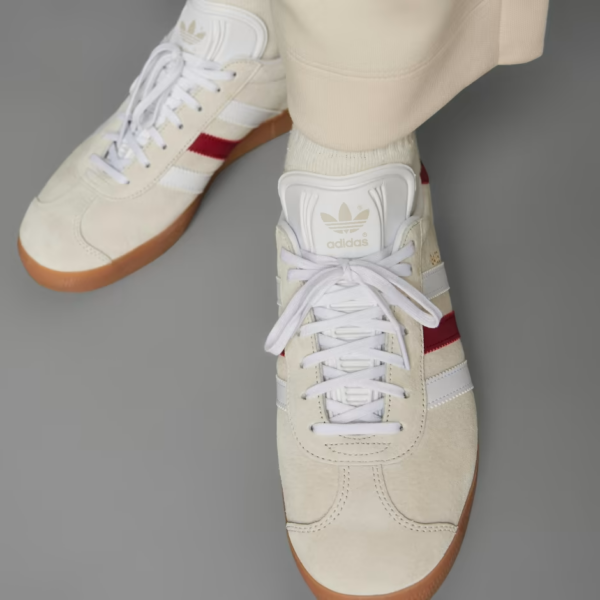 Giay Adidas Gazelle 'Aluminum Collegiate Burgundy' IG0672
