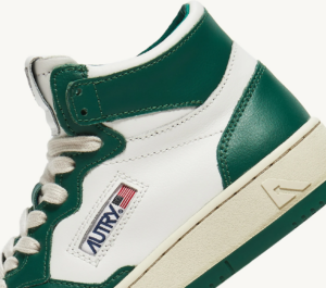 Giay Autry Medalist Mid Leather 'Green White' AUMM-WB03