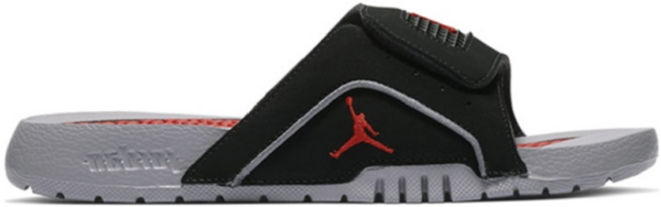 Dep Nike Jordan Hydro 4 Retro Slide GS 'Black Grey' 532226-006