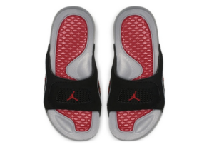 Dep Nike Jordan Hydro 4 Retro Slide GS 'Black Grey' 532226-006