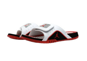 Dep Nike Air Jordan Hydro 4 Retro Slide 'White Red' 532225-160