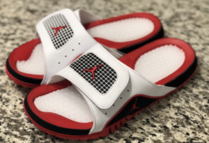 Dep Nike Air Jordan Hydro 4 Retro Slide 'White Red' 532225-160