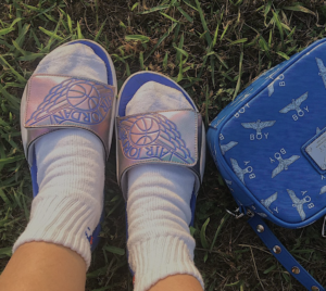 Dep Air Jordan Hydro 7 Slides GS 'White' AA2516-007